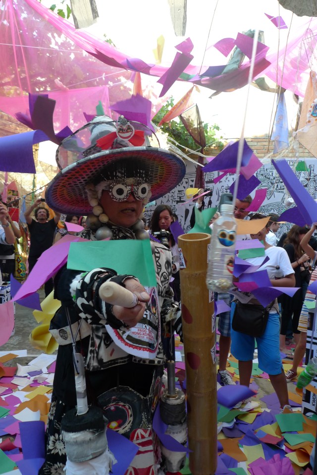 54th Venice Biennale, 2011. Hong Kong Pavilion celebrations with Frog King