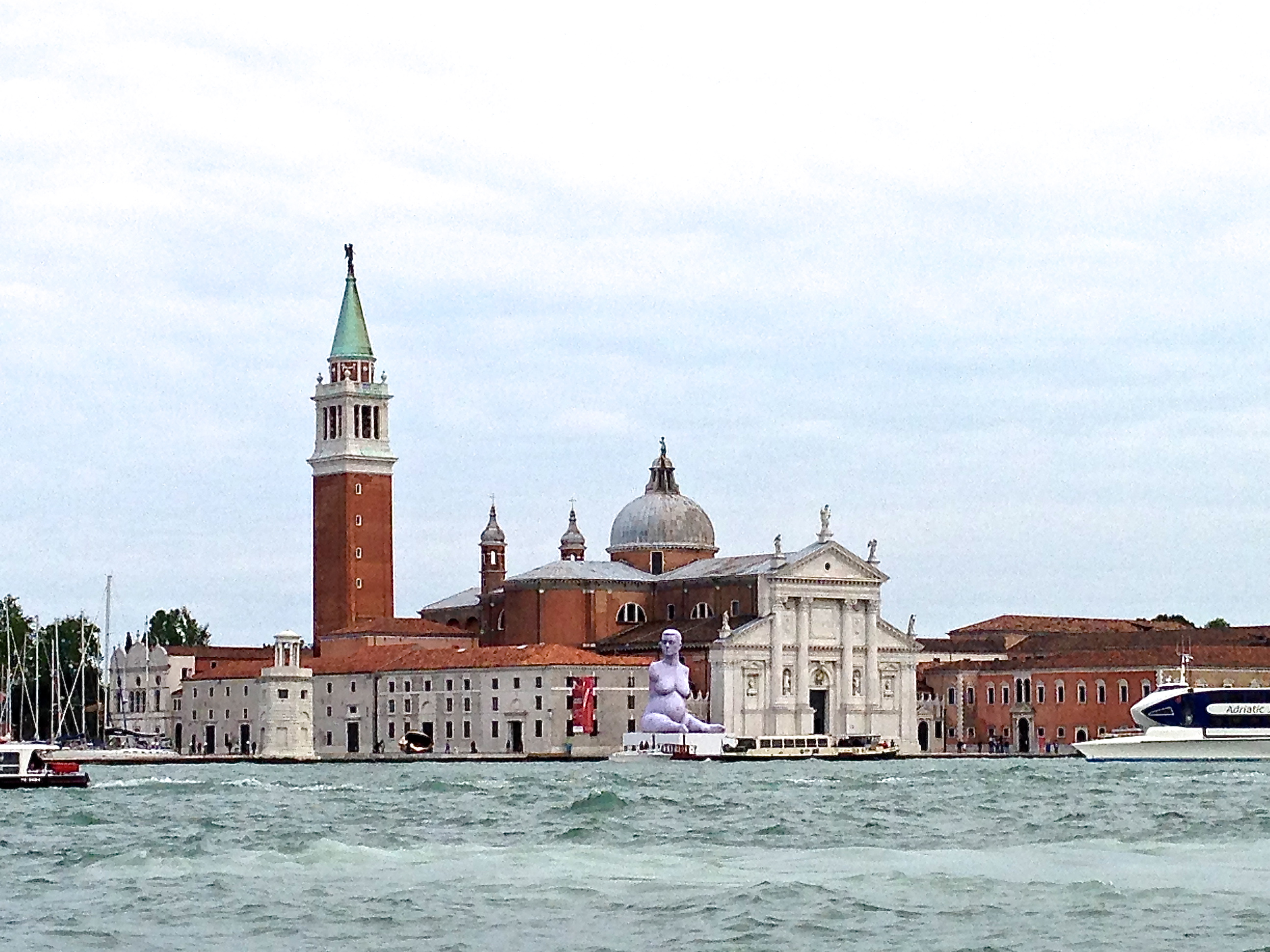 Marc Quinn's 'Alison Lapper Pregnant' at San Giorgio Maggiore island