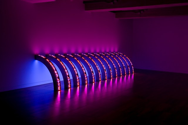 Jenny Holzer 'Ribs', 2010. Photo: Richard-Max Tremblay Courtesy: Sprüth Magers Berlin/ London