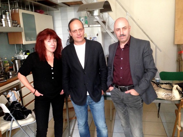 L-R: Tatiana Arzamasova, Lev Evzovitch, Evgeny Svyatsky