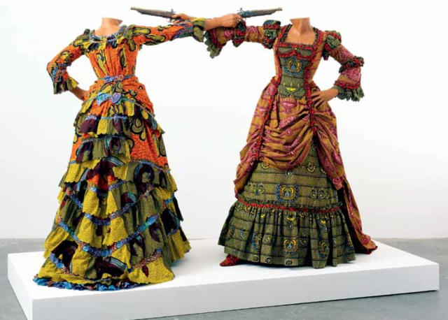 'How to Blow Up Two Head at Once (Ladies)', 2006. Photo by Stephen White, courtesy of Yinka Shonibare MBE