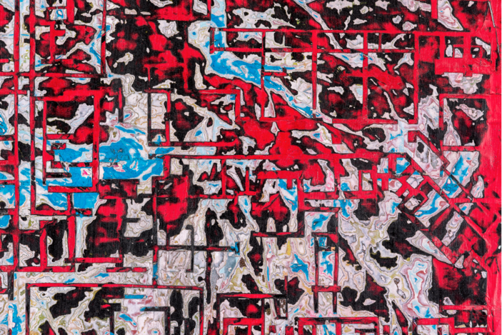 Mark Bradford, 'Grids Are Not Flat', 2014. Courtesy White Cube