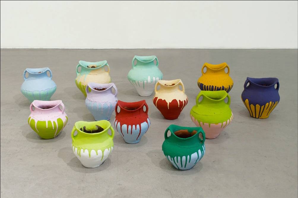 Ai Weiwei 'Colored Vases', 2007-2010. Courtesy of Alan Lau