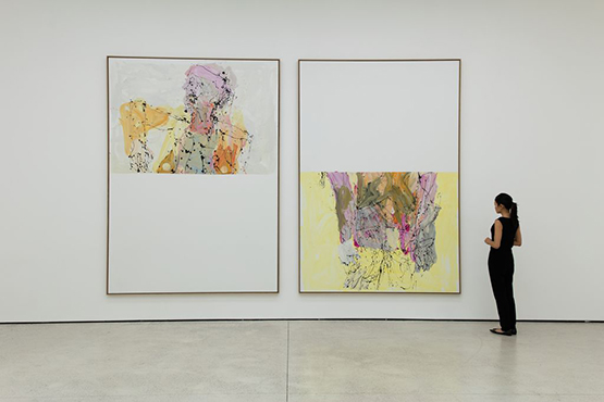 Installation view of Georg Baselitz' solo exhibition at White Cube Hong Kong. Photo: White Cube (Vincent Tsang).