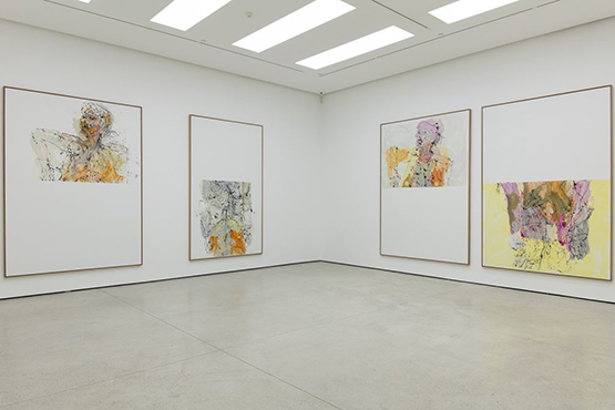 Installation view of Georg Baselitz' solo exhibition at White Cube Hong Kong. Photo: White Cube (Vincent Tsang).